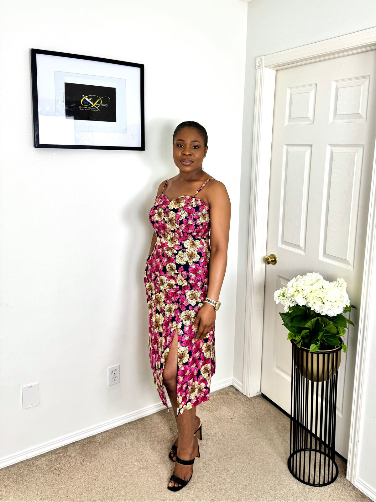 "NSE" African Print Dress