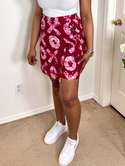 "BIBI" African Ankara Skorts