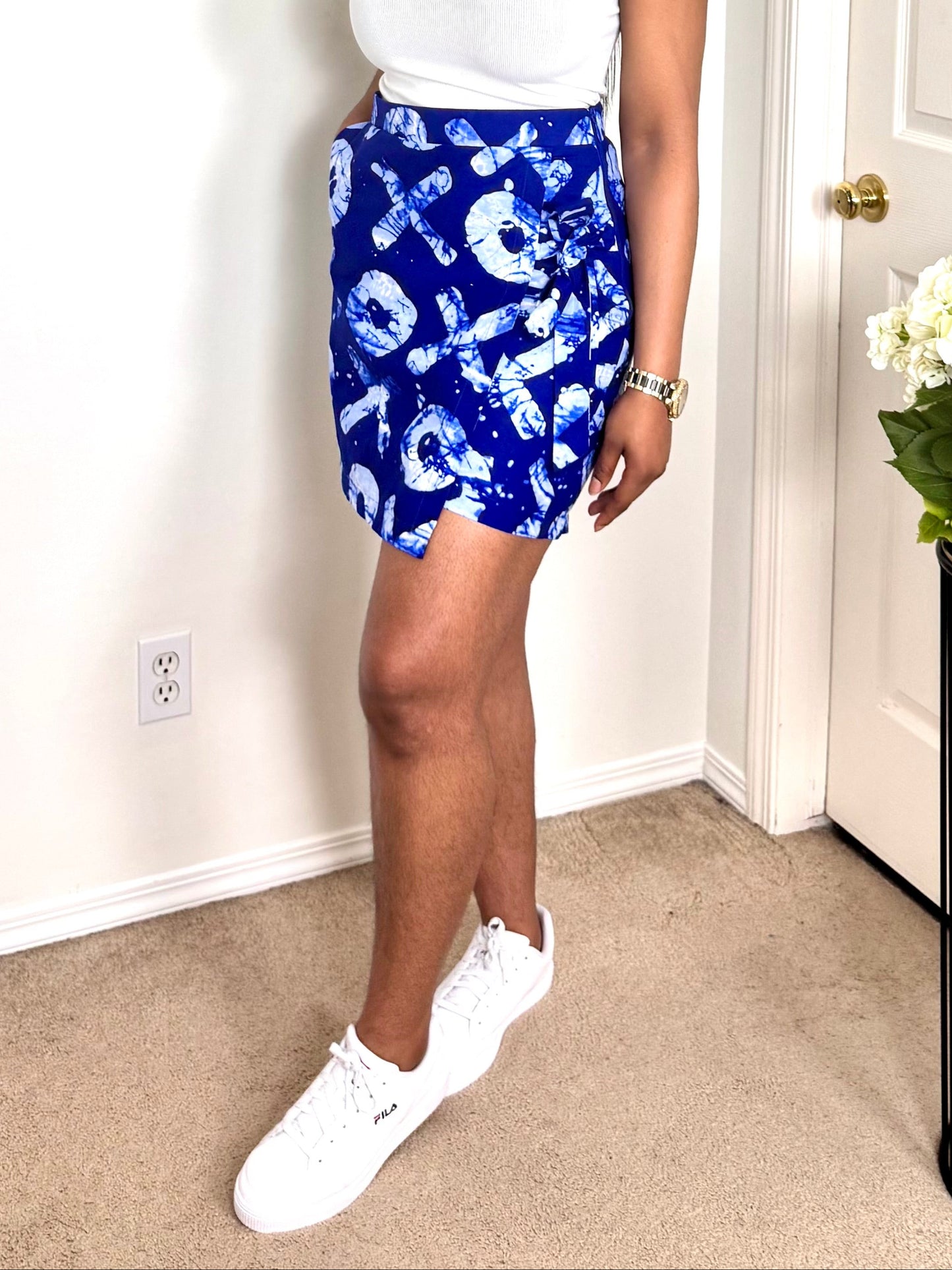 "BIBI" African Ankara Skorts